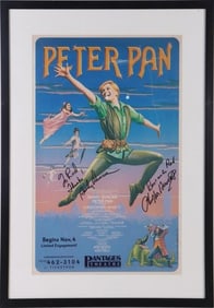 SIGNED SANDY DUNCAN & C. HEWETT PETER PAN POSTER