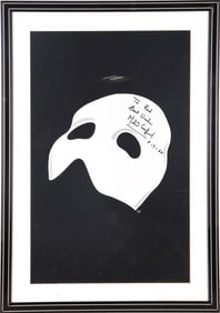 SIGNED M. CRAWFORD PHANTOM OF THE OPERA POSTER