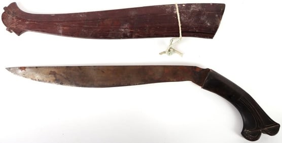 FILIPINO PIRA KNIFE W/ SCABBARD