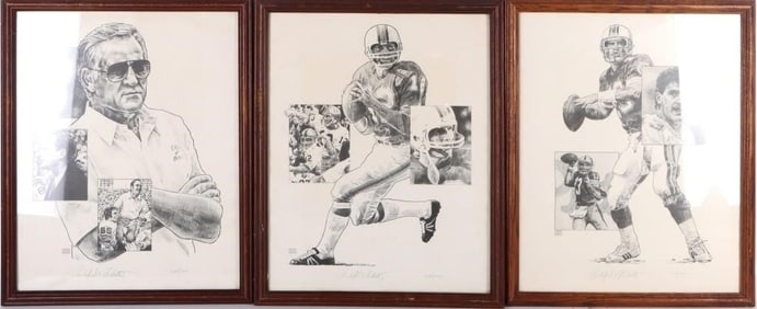 MICHAEL MELLETT LMTD EDITION SPORTS LITHOGRAPHS