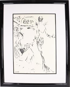 HENRI MATISSE FRENCH WOMEN SKETCH PRINT