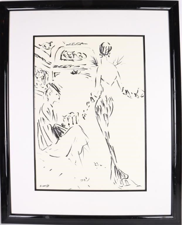 HENRI MATISSE FRENCH WOMEN SKETCH PRINT (1 of 4)