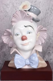 LLADRO #5610 'STAR STRUCK' CLOWN FIGURINE