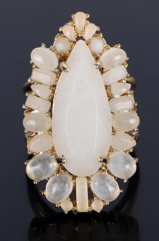 KATE SPADE NEW YORK SEASTONE COCKTAIL RING (1 of 4)