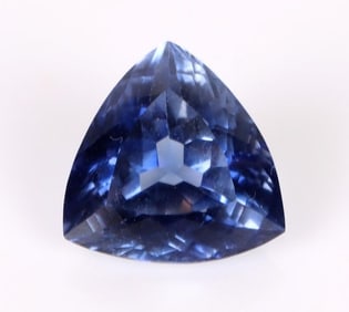 12.10 CT LOOSE TRILLION CUT BENITOITE GEMSTONE
