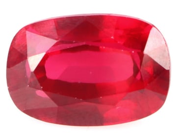13.80CT CUSHION-CUT RED RUBY LOOSE GEMSTONE