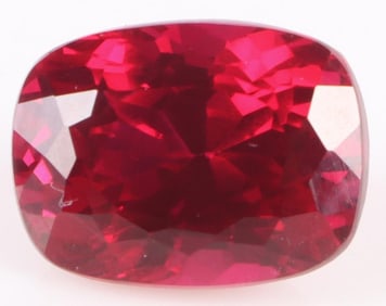 10.0CT RED CUSHION-CUT RUBY LOOSE GEMSTONE