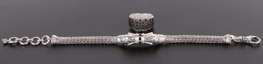 SARDA DESIGNER STERLING SILVER ONYX JEWELRY (1 of 4)