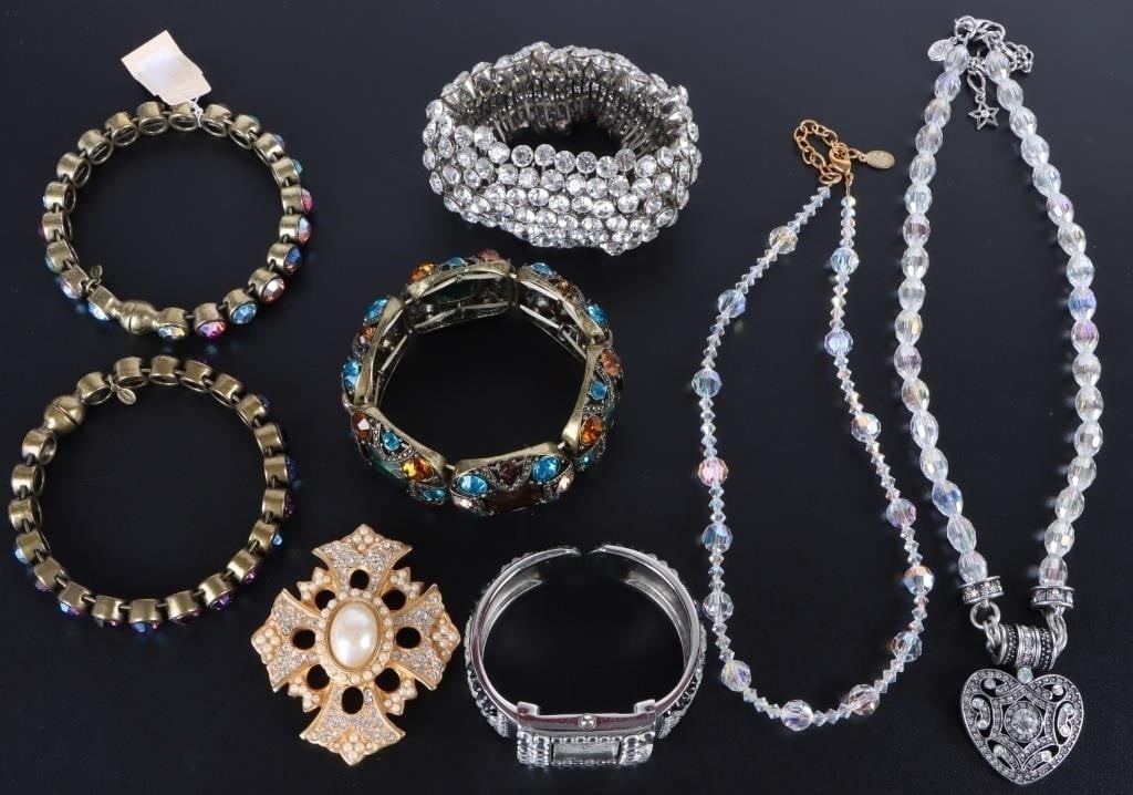 ASSORTED ORNATE KIRKS FOLLY LADIES JEWELRY LOT (1 of 7)