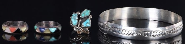 SOUTHWEST STYLE STERLING SILVER LADIES JEWELRY