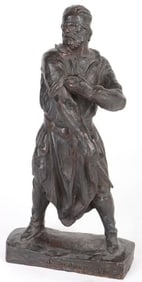 J.L. ZORRILLA 'GAUCHO DESAFIANTE' BRONZE SCULPTURE