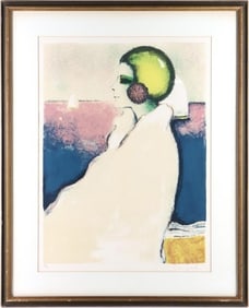 JEAN-PIERRE CASSIGNEUL, LE BONNET DE BAIN LITHO