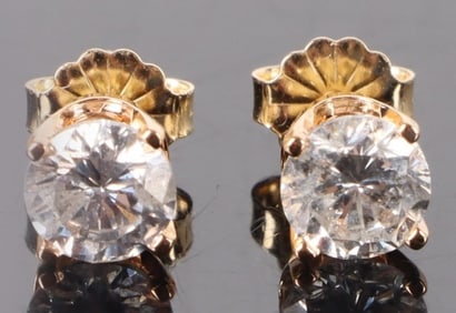 NATURAL 1.5CTW I1-I2 DIAMOND STUD EARRINGS