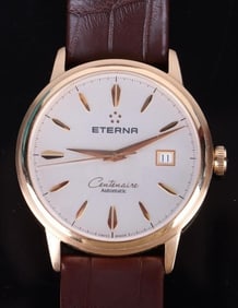 ETERNA CENTENAIRE 18K ROSE GOLD WRISTWATCH