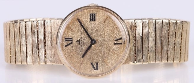 14K GOLD BAUME & MERCIER GENEVE LADIES WATCH