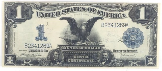 1899 SERIES $1 BLACK EAGLE SILVER CERTIFICATE BILL