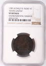 1787 4 CINQ FUGIO 1Â? 'STATES UNITED' NGC VF DETAIL