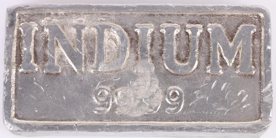 INDIUM BAR 1.042 KILOGRAM