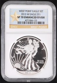 2013 W AMERICAN EAGLE SPF-70 ENHANCED FINISH NGC