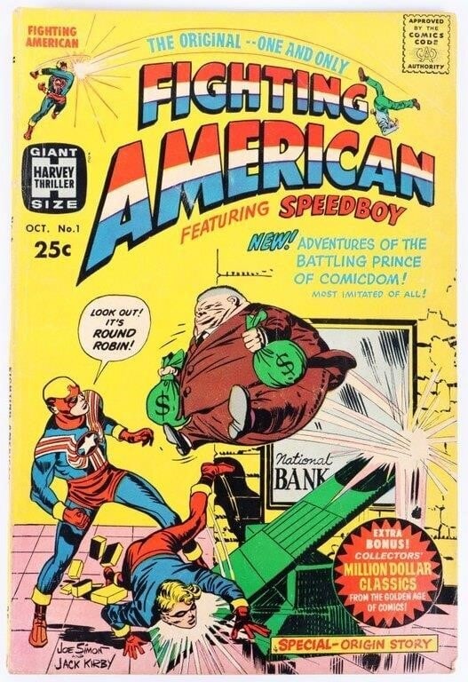 FIGHTING AMERICAN #1 (1966) FEATURING SPEEDBOY (1 of 7)