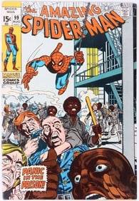 AMAZING SPIDER-MAN #99 - JOHNNY CARSON APP.