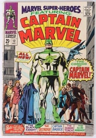 MARVEL SUPER-HEROES #12 - 1ST CAPTAIN MARVEL!