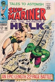TALES TO ASTONISH #100 SUB-MARINER AND HULK