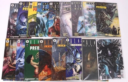 LARGE ALIENS COMIC LOT DARKHORSE AND MARVEL