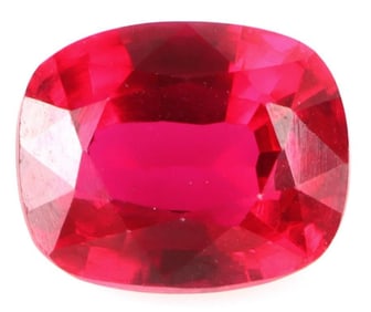 9.05CT CUSHION CUT RED RUBY LOOSE GEMSTONE