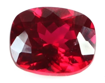 9.85CT RED CUSHION-CUT RUBY LOOSE GEMSTONE
