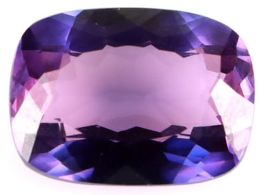 10.95CT CUSHION-CUT BI-COLOR SAPPHIRE GEMSTONE