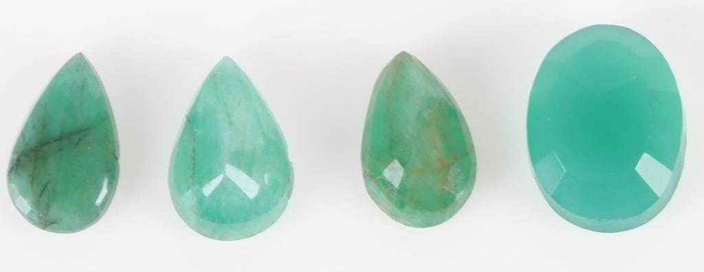 10.85CTW GREEN EMERALD LOOSE GEMSTONES (1 of 3)