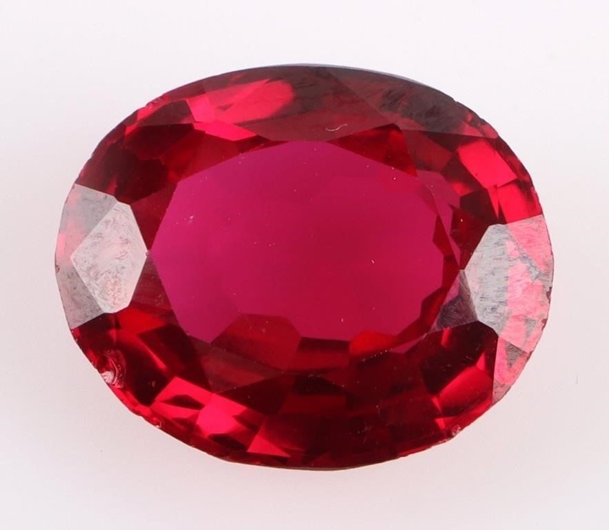 9.80CT OVAL CUT RUBY LOOSE GEMSTONE (1 of 4)