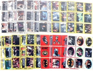 1989 BATMAN TOPPS PICTURE CARD SERIES 1 & 2 FULL