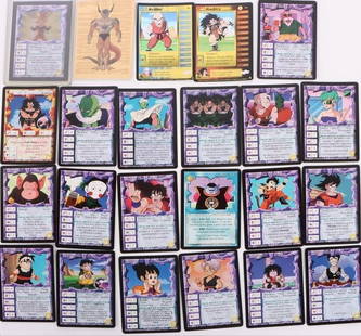 DRAGON BALL Z TRADING CARD COLLECTION BIRD STUDIO: Dragon Ball Z Trading Card Collection (23 cards) Bird Studio to include:1997 Bird Studio Cards: Most main characters, Saiyan Raditz, & Mid-High grade estimate Super Saiyan Goten1999 Funimation Frieza