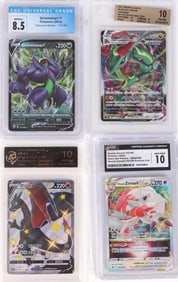 ASSORTED HIGH GRADE POKEMON CARDS - (4)
