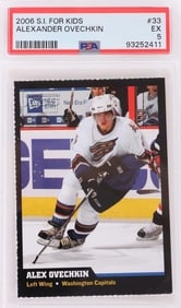 #33 ALEXANDER OVECHKIN 2006 S.I. FOR KIDS PSA 5 EX
