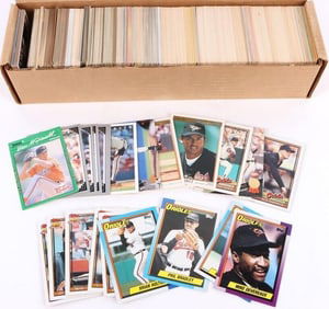 BALTIMORE ORIOLES BASEBALL CARD COLLECTION