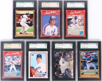 1990'S SGC GRADED COLLECTIBLE BASEBALL CARDS - (7)