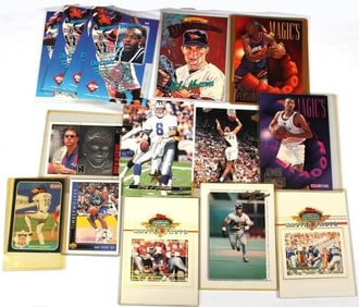 COLLECTION OF MEDIUM SPORTS PRINTS - LOT OF 16