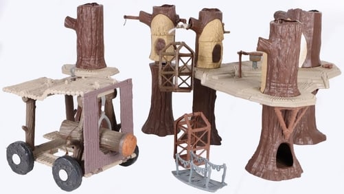 STAR WARS EWOK VILLAGE PLAY SET KENNER 1983