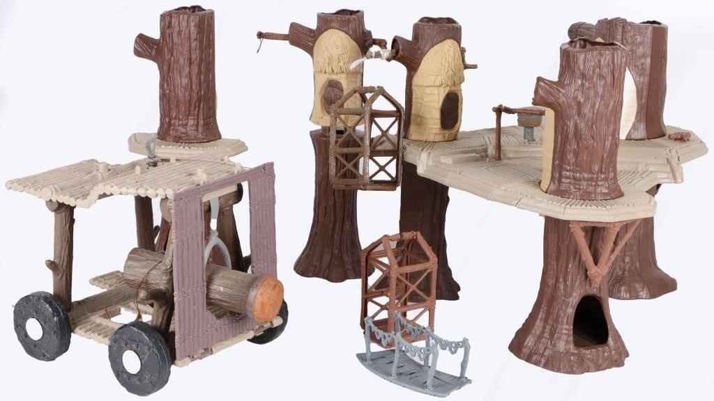 STAR WARS EWOK VILLAGE PLAY SET KENNER 1983 (1 of 6)