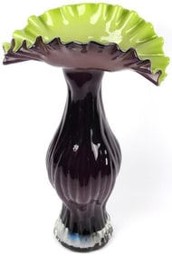 GENUINE MURANO LARGE 19' ORGANIC FLOWER VASE