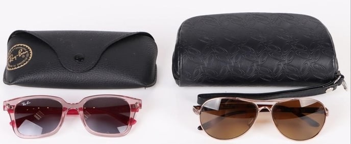 OAKLEY & RAY-BAN GLASSES - LOT OF 2