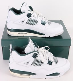 AIR JORDAN 4 RETRO OXIDIZED GREEN SHOES W/ BOX