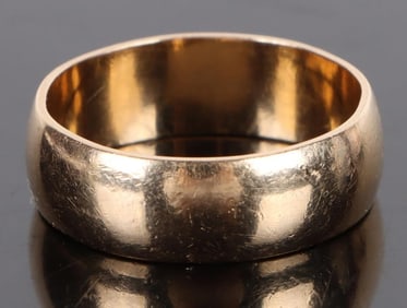 14K YELLOW GOLD WEDDING BAND