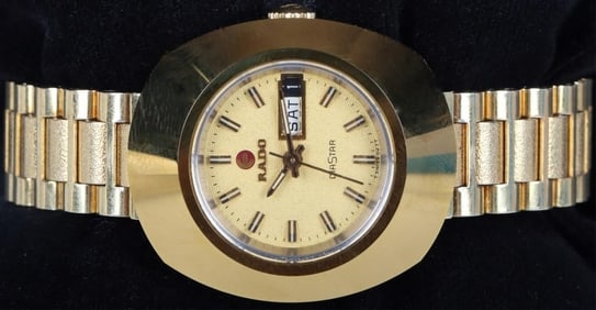 RADO DIASTAR GOLD-TONE SWISS LADIES WRISTWATCH