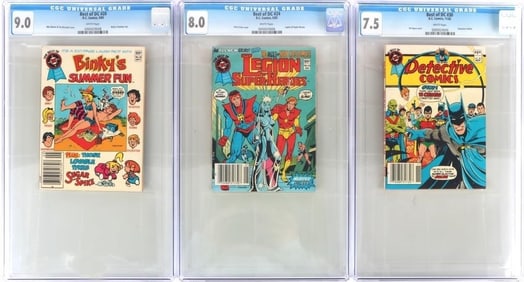 BEST OF DC #24, 28, & 30 CGC GRADED DC COMICS