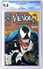 VENOM: LETHAL PROTECTOR #1 GOLD FOIL CGC 9.4