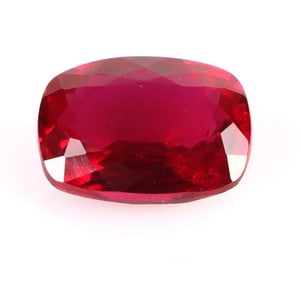 10.80CT RED CUSHION-CUT RUBY LOOSE GEMSTONE